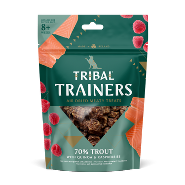 Tribal Trainers Trout Quinoa & Raspberry Dog Treats 80g - 80g